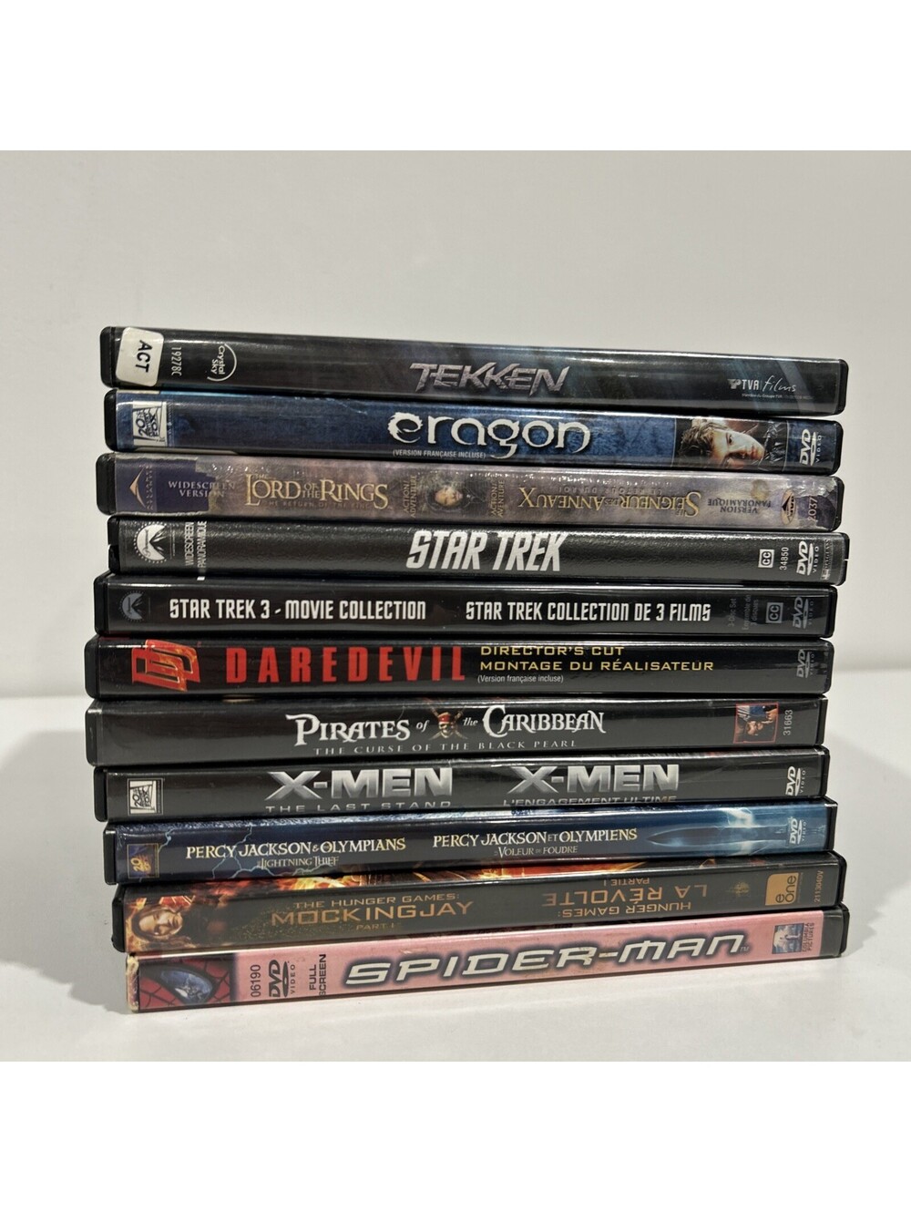 11-DVD Superhero, Fantasy, Sci-Fi & Adventure Family Movie Lot